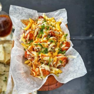 Beef Sausage Loaded Fries