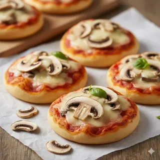 Pizza champignon mini x4