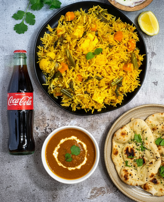 Vegetable biryani combo