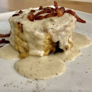 Frittatina cacio, pepe e guanciale