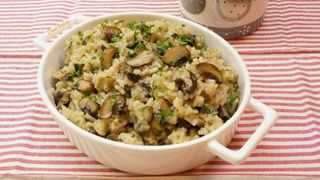 Pilaf cu ciuperci si vita 4 portii