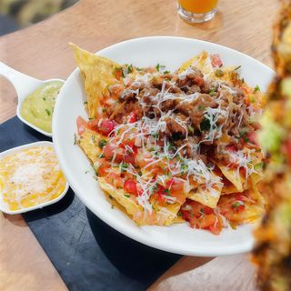 Nachos con carne ,
