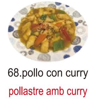 68.pollo con curry