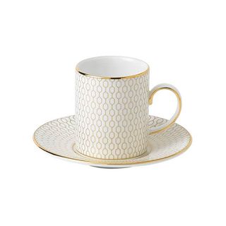 ceasca cu farfurie espresso Arris, portelan Wedgwood ( 1 bucata)