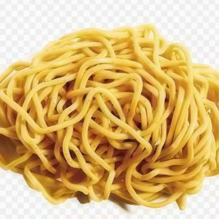 92.- Espaguetis Salteados （sin carne y verduras)）