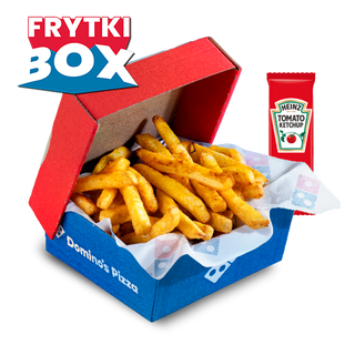 Frytki BOX z ketchupem