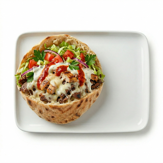 Kebab Carne Con Queso