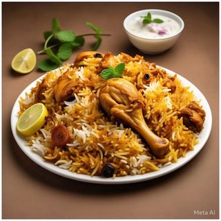 Chicken Biryani - Medium Pack (650 ML) + 1 Drink
