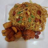 Spaghetti + Plantain + Beef