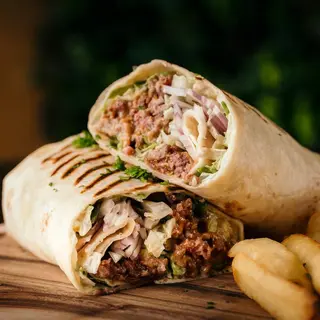 Cheeseburger tortilla