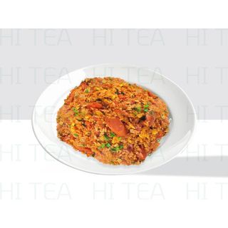 Fried Rice With Beef Sausage
