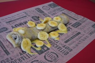 Bananizza palačinka