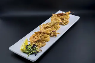 Frittura di gamberi e calamari