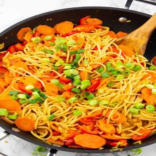 Spaghetti + protein of choice