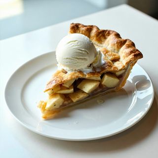 Apple pie cu înghețată