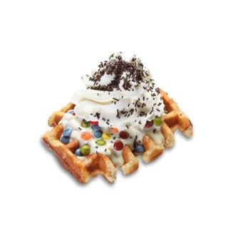 Gofre Con Topping Y Nata