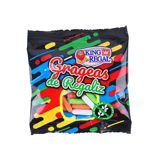 Grajeas De Regaliz King Regal Bolsa 80Gr
