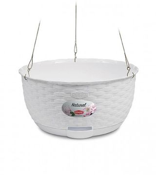 (211121) Saksija 30x14,5cm natural 75501 bijela