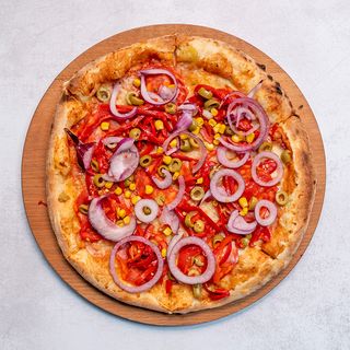 40. Pizza Mais Chorizo 35cm (NOWOŚĆ)