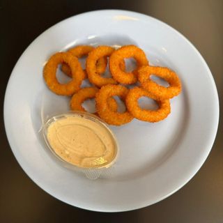 ხახვის რგოლები - რანჩის სოუსი