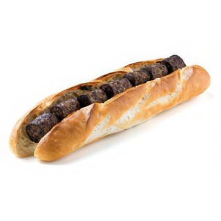 Bocadillo de morcilla de cebolla