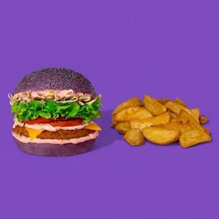 Flower Burger+contorno