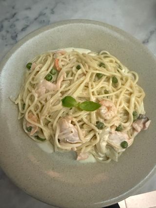 Spaghetti al salmone
