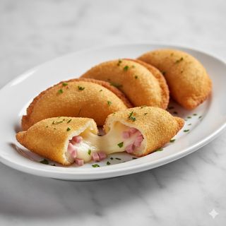 Risoles de jamón dulce y queso