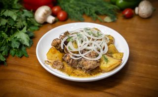 Куурдак с курицей