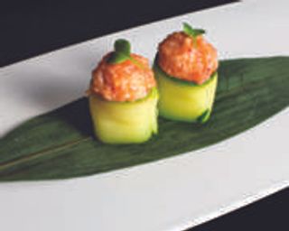 46 Gunkan salmon zucchina