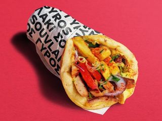 Wrap | Queso Halloumi Suvlaki