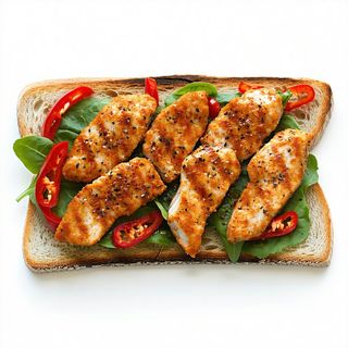 Filetti di pollo croccanti al chili e paprika