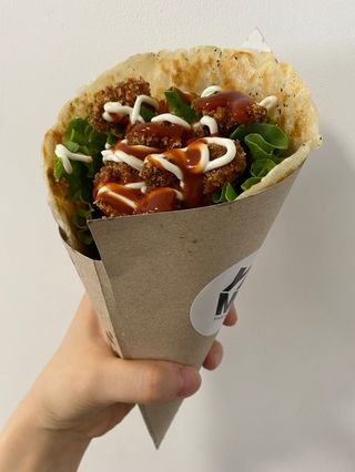 Piadina pollo fritto