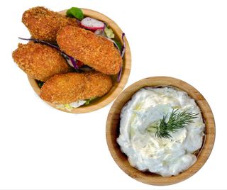 Meniul Zilei - Pui Sticks + Tzatziki