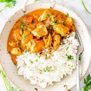 Caril de Frango com Arroz