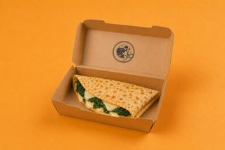 Crêpe salata spinaci e formaggio