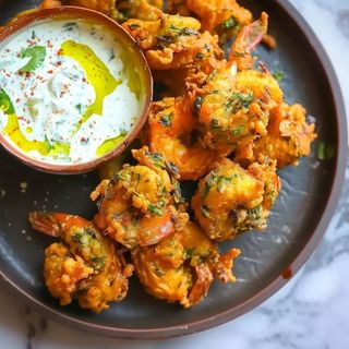 Prawn pakora