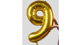 Цифра "9" Фольгированный шар