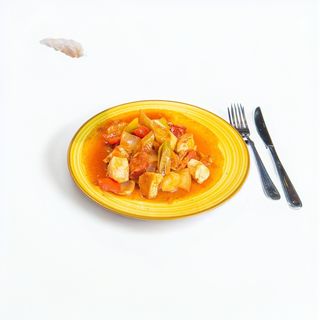 Tocana olteneasca de pui cu mamaliguta