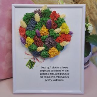 Tablou cu licheni - Buchet