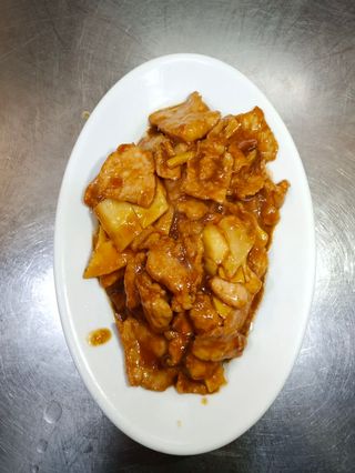 82. Maiale con funghi