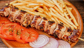 Pileća džigerica u slanini