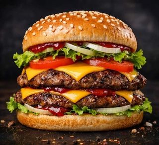 Hambúrguer de Vaca Duplo