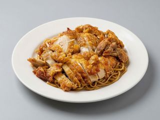 Tallarines Con Pechuga De Pollo