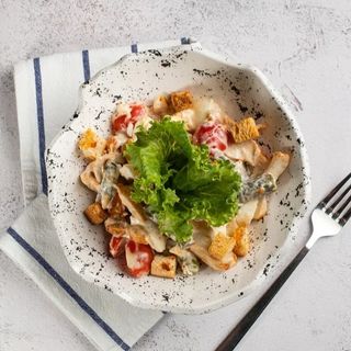 ДОМАШНИЙ САЛАТ С КУРИЦЕЙ