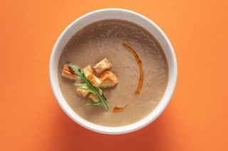 Грибний крем суп з трюфельною олією