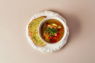 Деревенский суп с сузбе