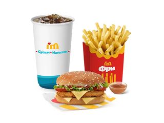 Combo Spicy Чикен Тейсти Увеличенный