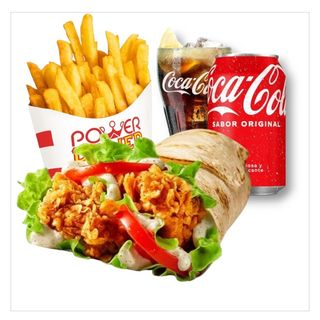 Menú Duram Burrito de Pollo+Patata+Bebida 