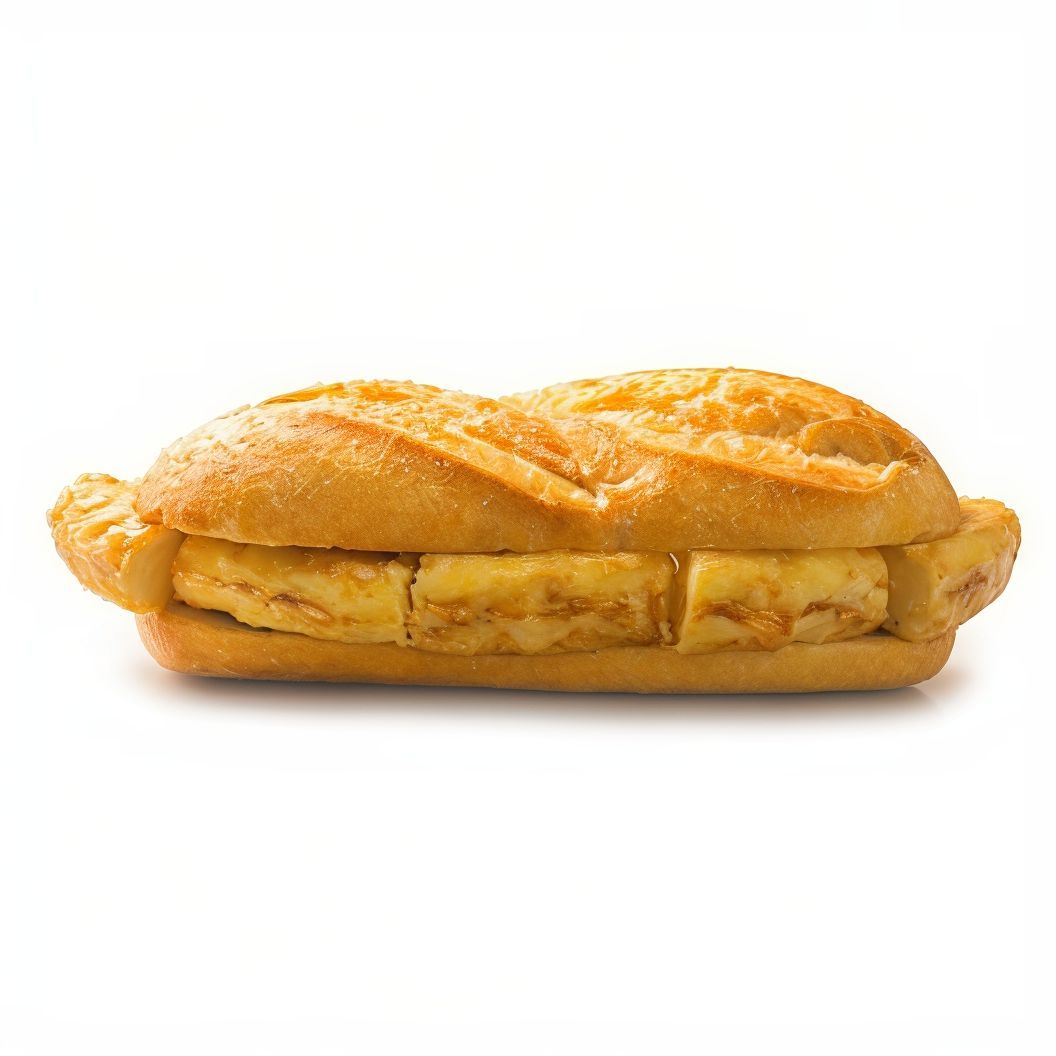 Bocadillo De Tortilla Y Pimiento